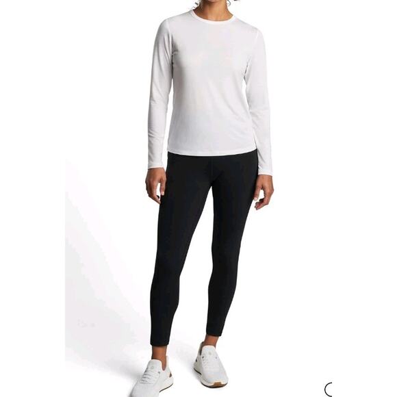 Peter Millar Vinyasa Womens Performance White Long Sleeve Size Medium - Picture 1 of 14